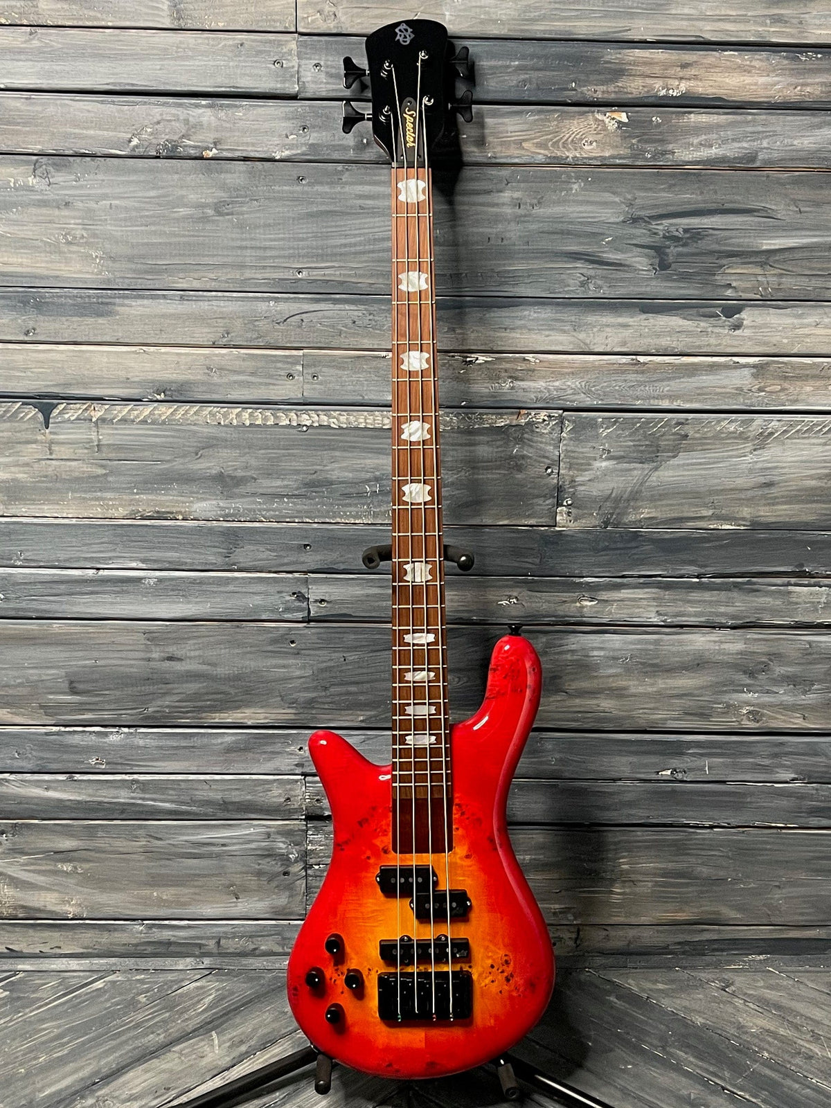 Spector Electric Bass Spector Left handed Euro Bolt 4 EUROBOLT4INRLH 4 String Electric Bass- Inferno Red