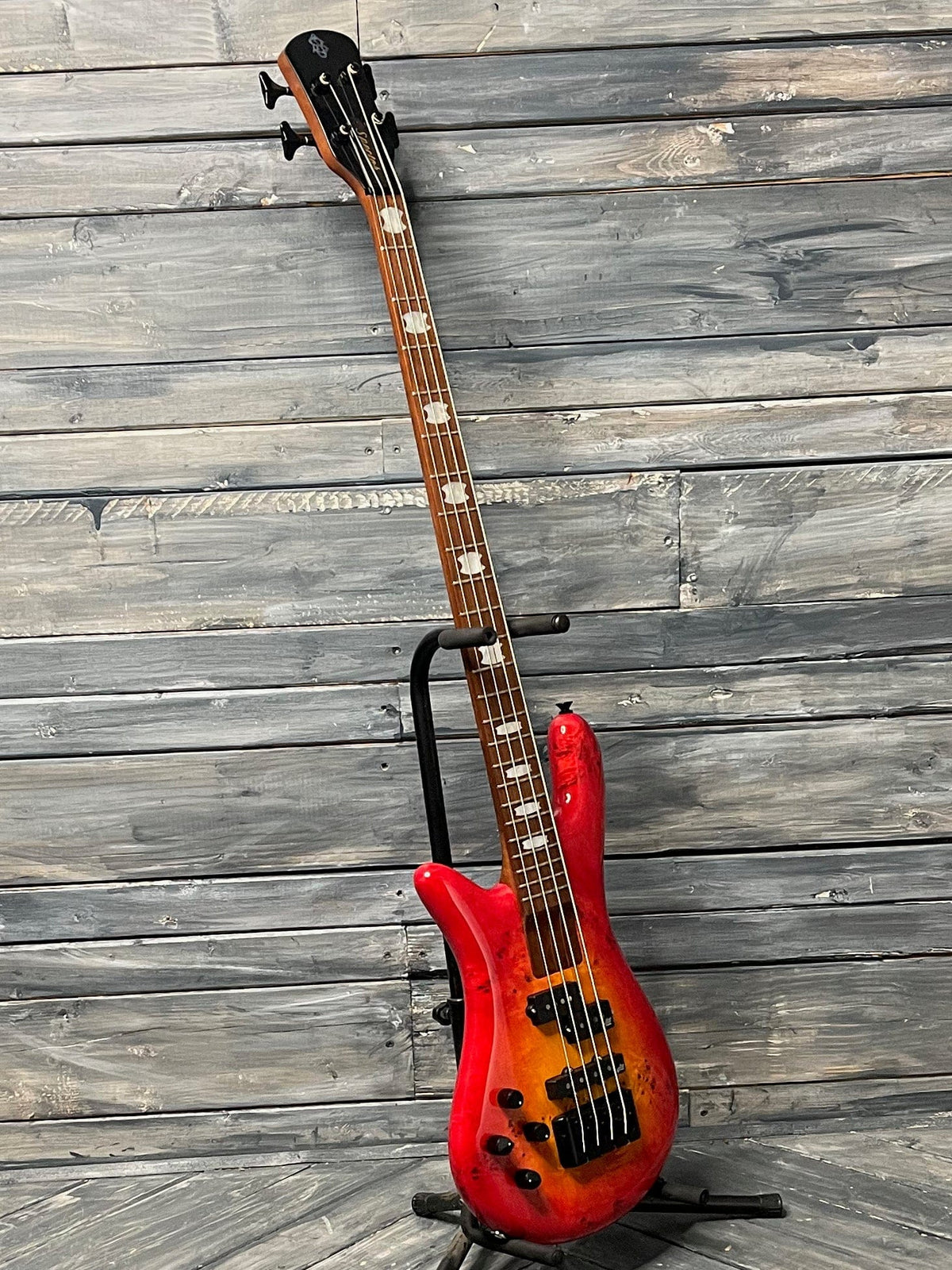 Spector Electric Bass Spector Left handed Euro Bolt 4 EUROBOLT4INRLH 4 String Electric Bass- Inferno Red