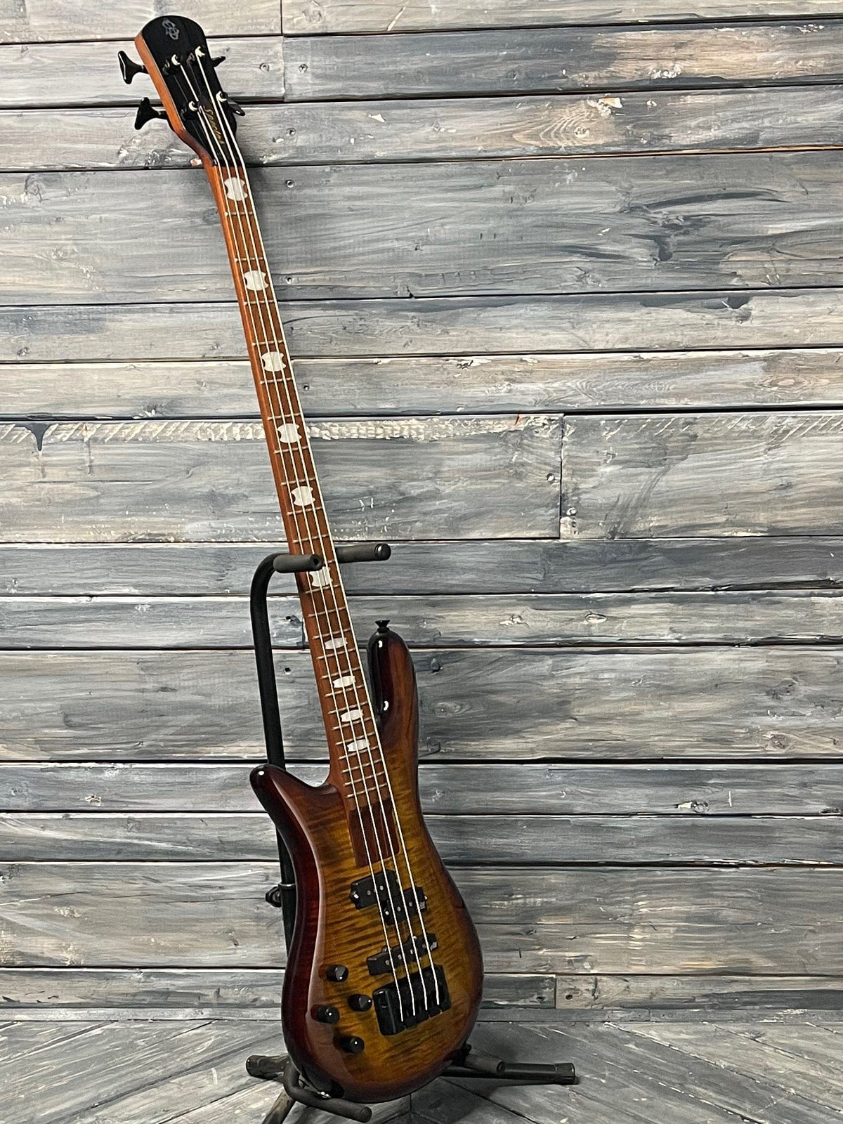 Spector Electric Bass Spector Left handed Euro Bolt 4 EUROBOLT4TSB 4 String Electric Bass Guitar- Tobacco Sunburst
