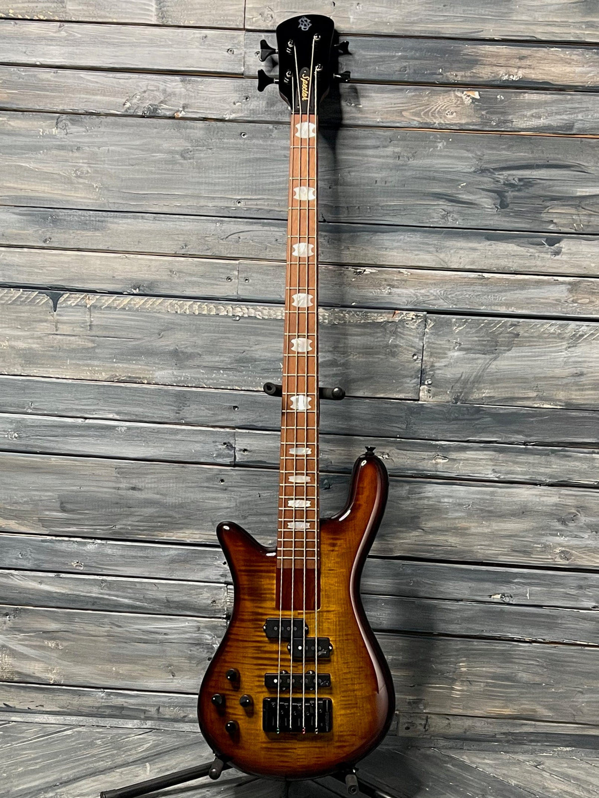 Spector Electric Bass Spector Left handed Euro Bolt 4 EUROBOLT4TSB 4 String Electric Bass Guitar- Tobacco Sunburst