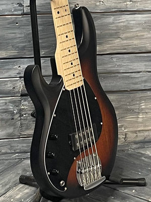 Sterling by Music Man Electric Bass Sterling by Music Man Left Handed StingRay Ray 5 5 String Electric Bass- Satin Sunburst