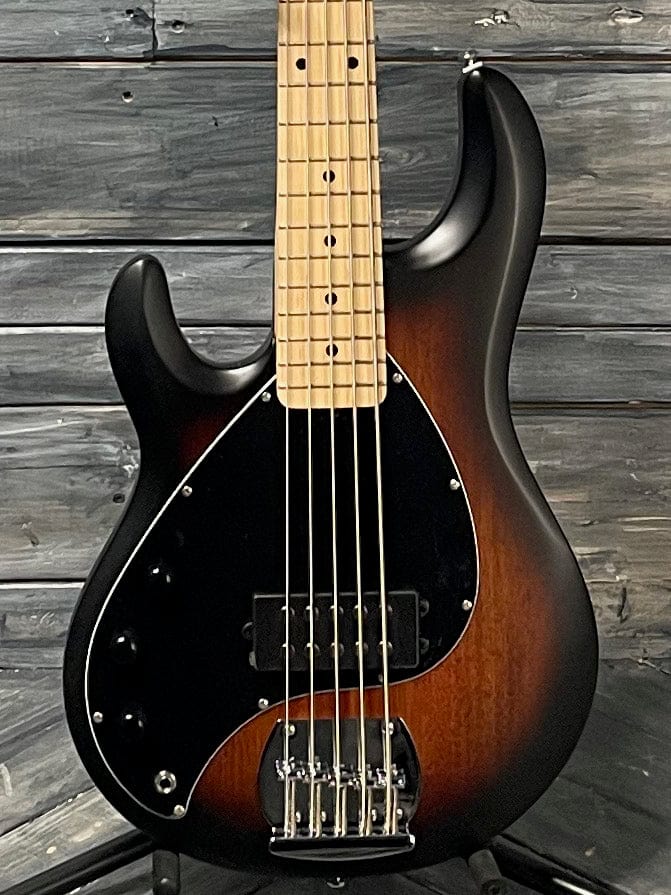Sterling by Music Man Electric Bass Sterling by Music Man Left Handed StingRay Ray 5 5 String Electric Bass- Satin Sunburst