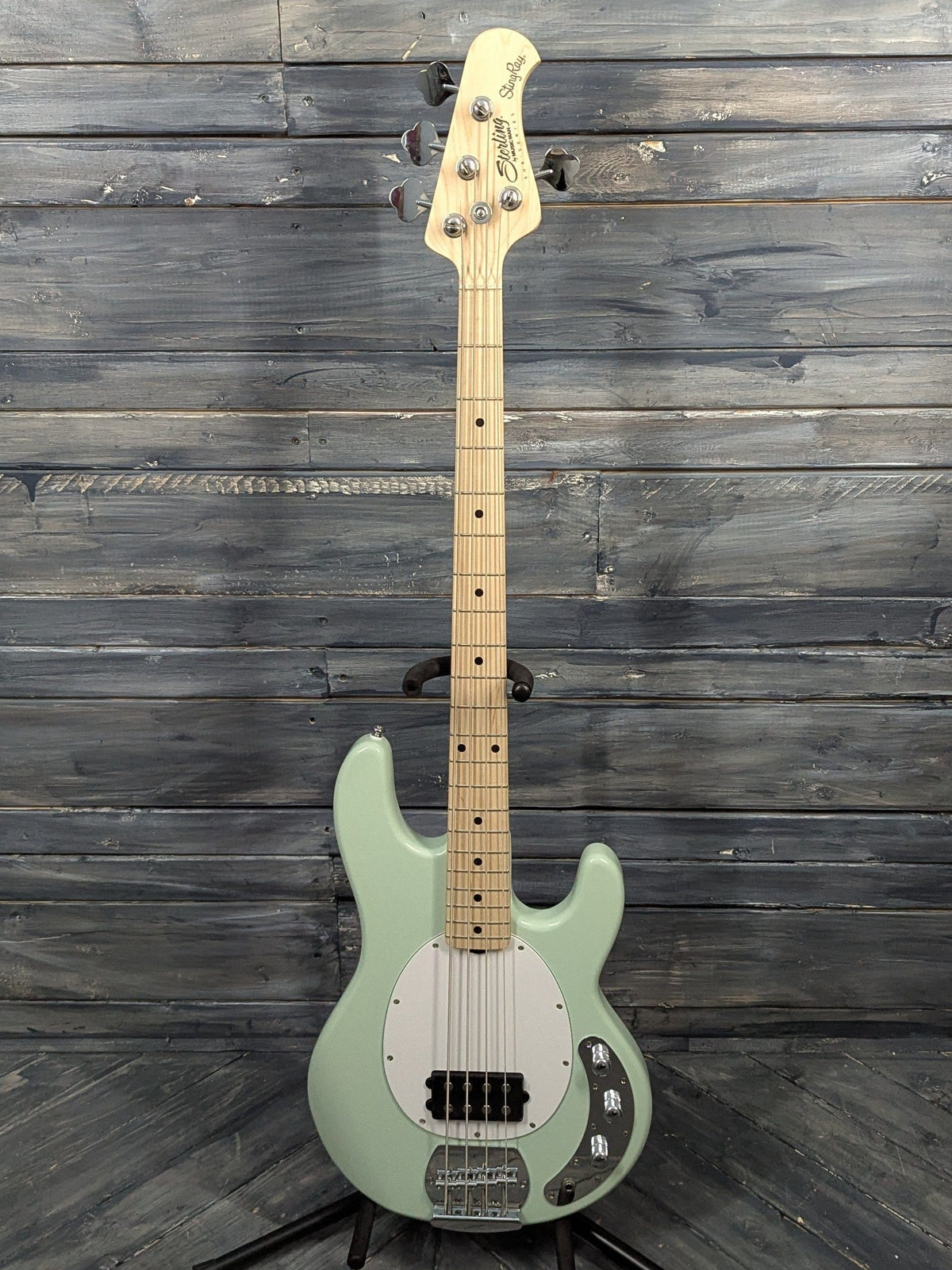 Sterling by Music Man StingRay Ray4 full view of the bass guitar