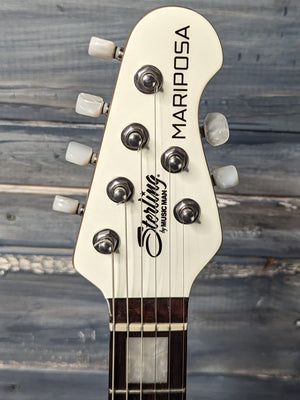 Used Sterling Mariposa front of headstock
