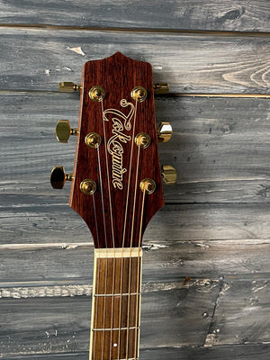 Takamine Left Handed GD51CE-NAT front of the headstock