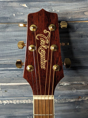 Takamine Left Handed GD51 front of the headstock