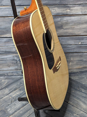 Takamine Left Handed GD51 treble side view of the body