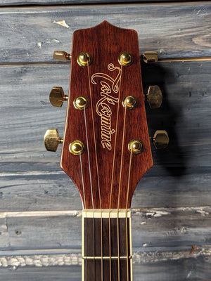 Takamine Left Handed GN51CE front of the headstock