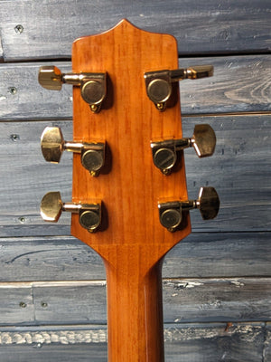 Takamine Left Handed GN51CE back of the headstock