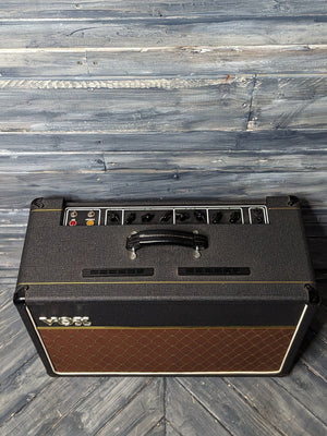 Used Bedrock Vox AC15TBR view of top of the amp