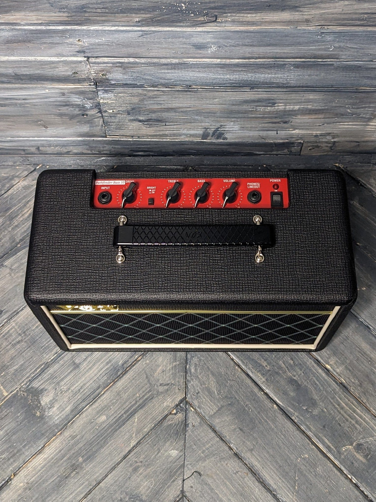 VOX PB10 top of the amp