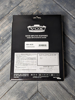 Vox VGH AC30 Headphone Amplifier back of the packaging