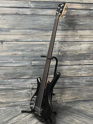warwick Electric Bass Warwick Left Handed RockBass Corvette Fretless Basic-5 Nirvana Black Transparent Satin 5-String Electric Bass