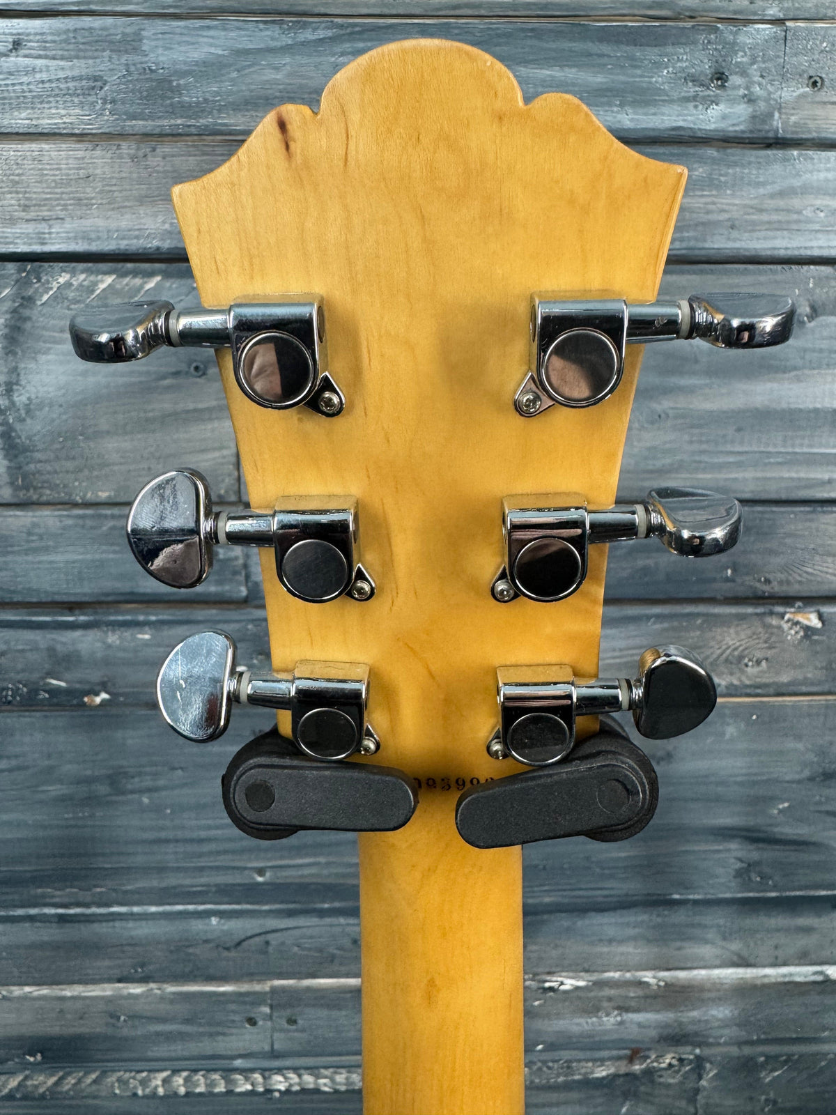 This is a photo of the back of the guitar.