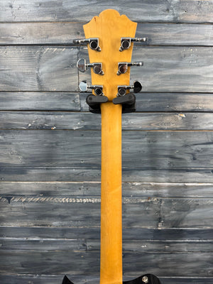 This is a photo of the back of the guitar.