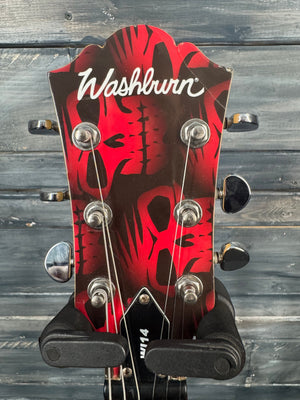 This is a photo of the front of the guitar.