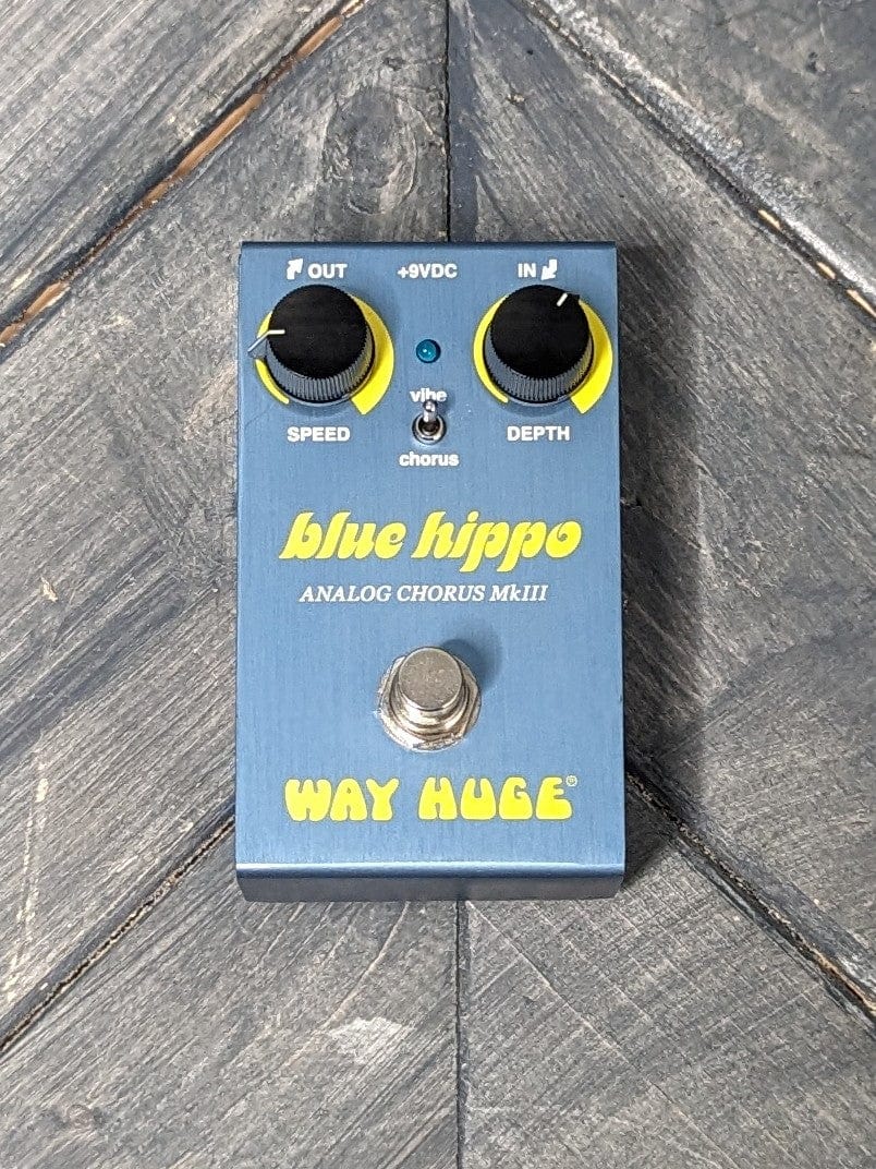 Used Way Huge Blue Hippo top of pedal