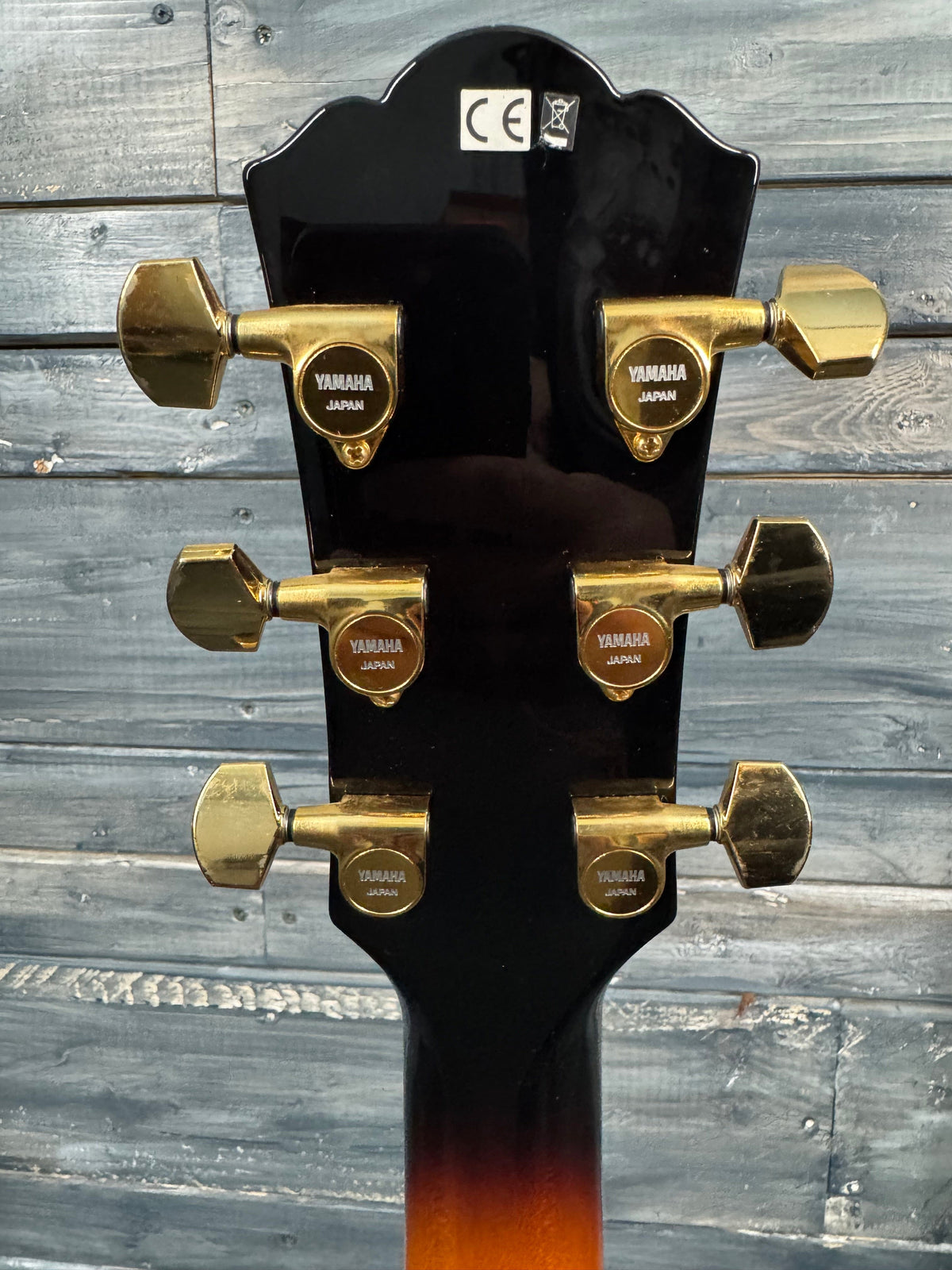 This is a photo of the back of the guitar.