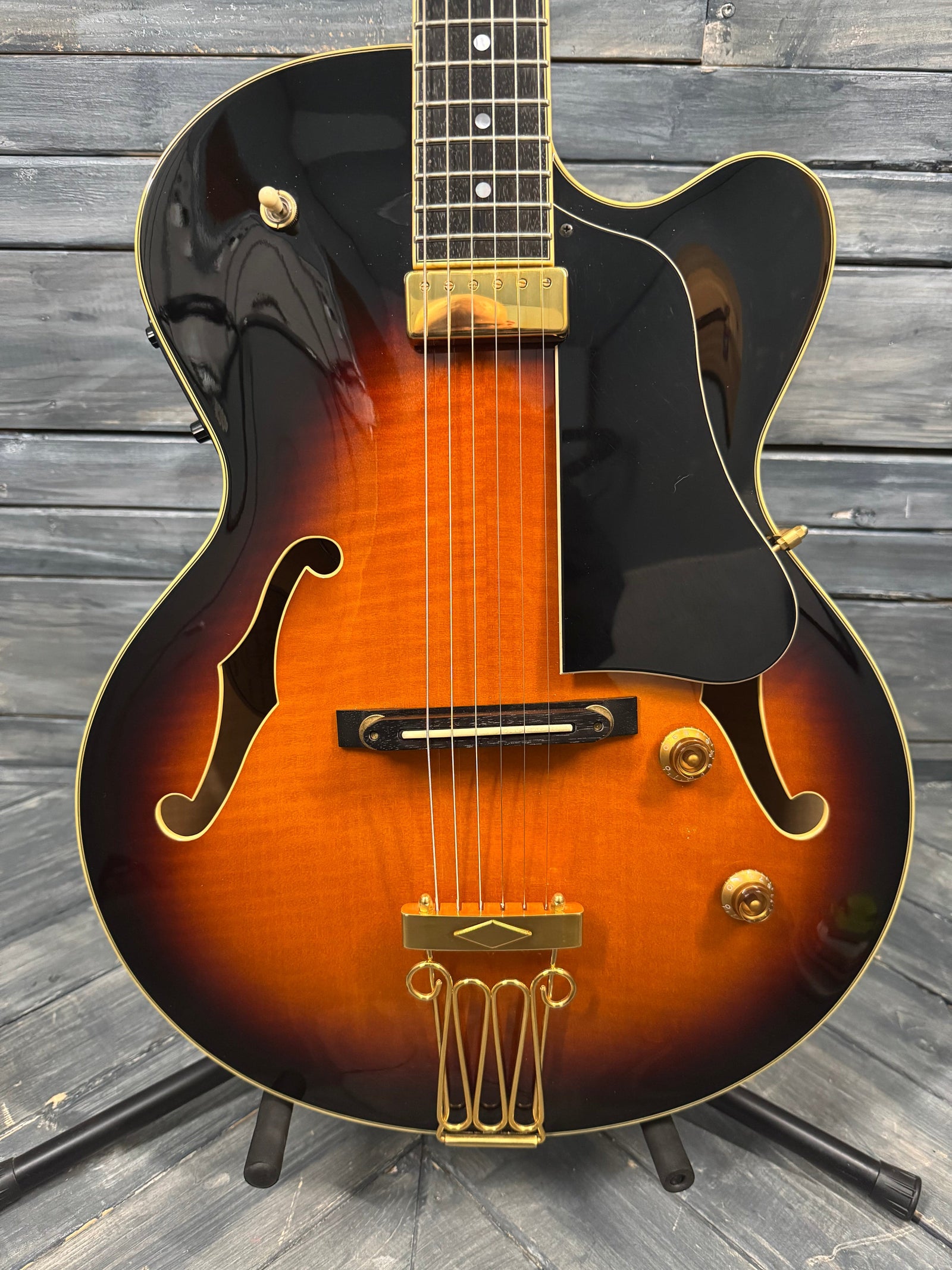 This is a photo of the front of the guitar.