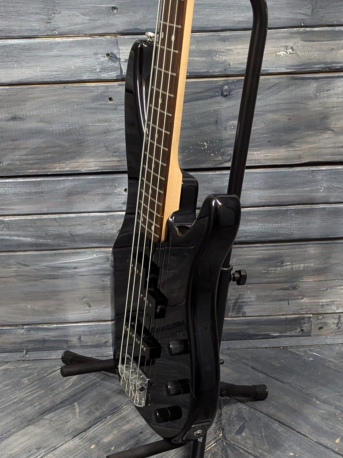 Used Yamaha TRBX174 treble side view of the body