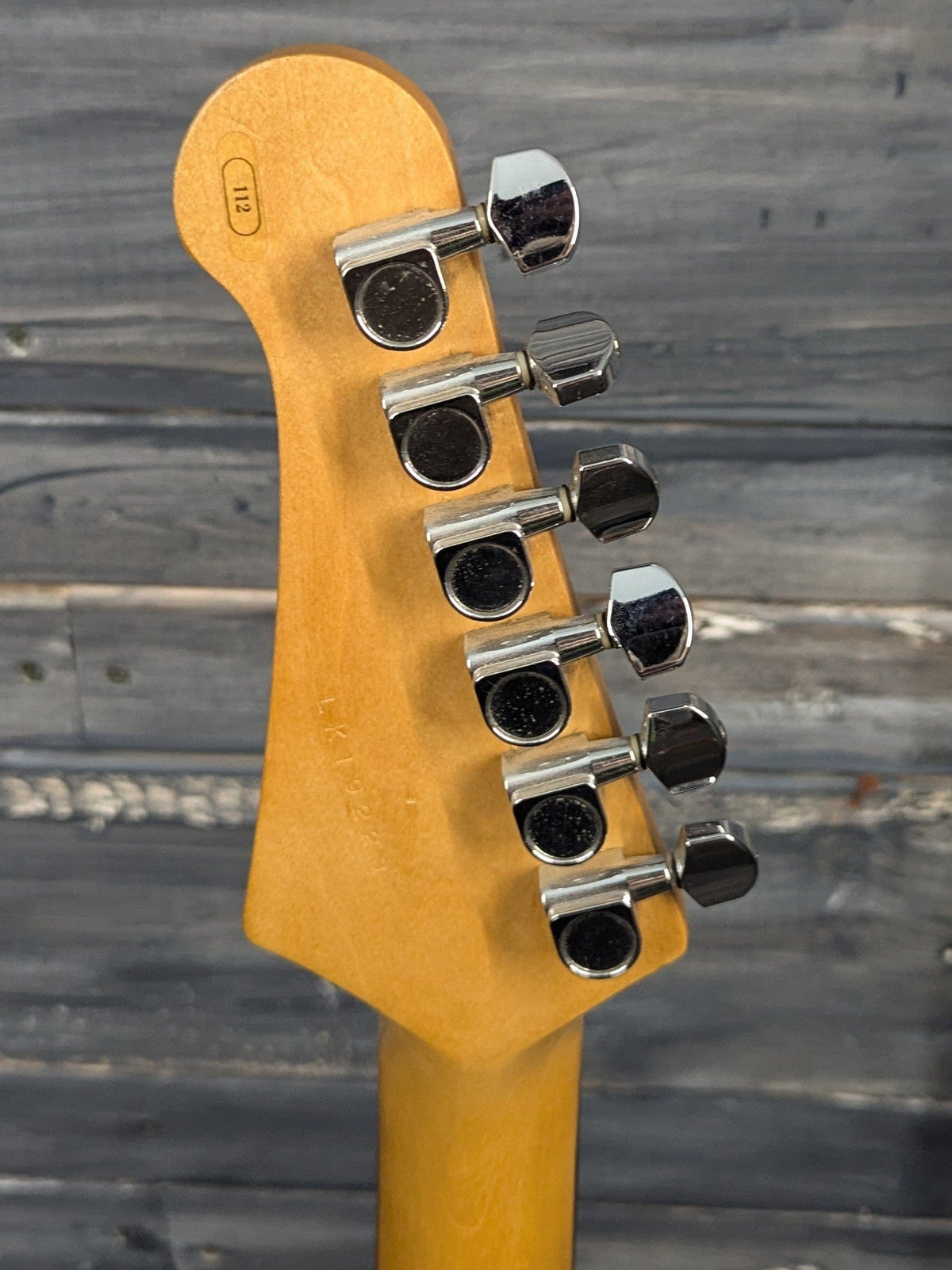 Used Yamaha Pacifica 112 back of the headstock