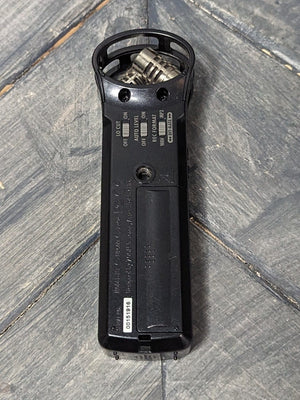 Used Zoom H1 Handy Recorder view of back and battery compartment