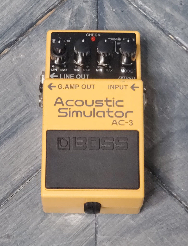 Used Boss AC-3 Acoustic Simulator Effect Pedal