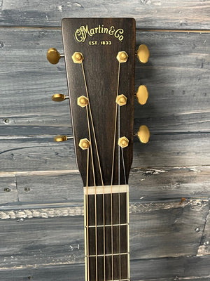 Martin OME Cherry front of headstock