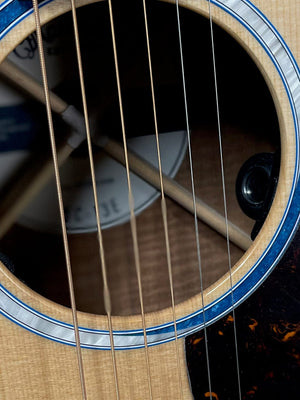 Martin SC-13E close up view of tuner in sound hole