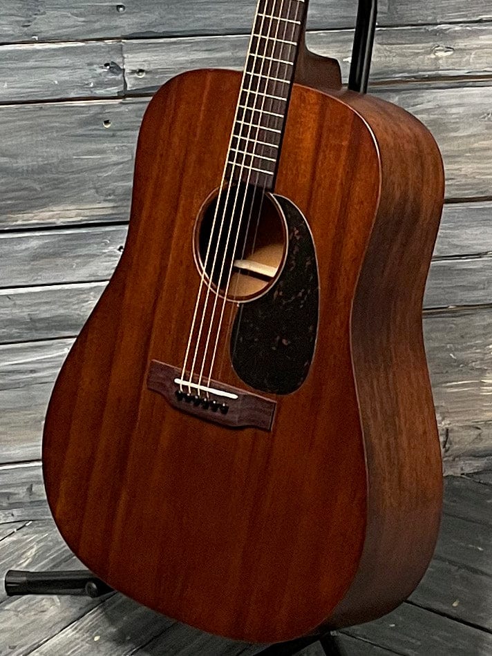 Martin D-15M body view of treble side