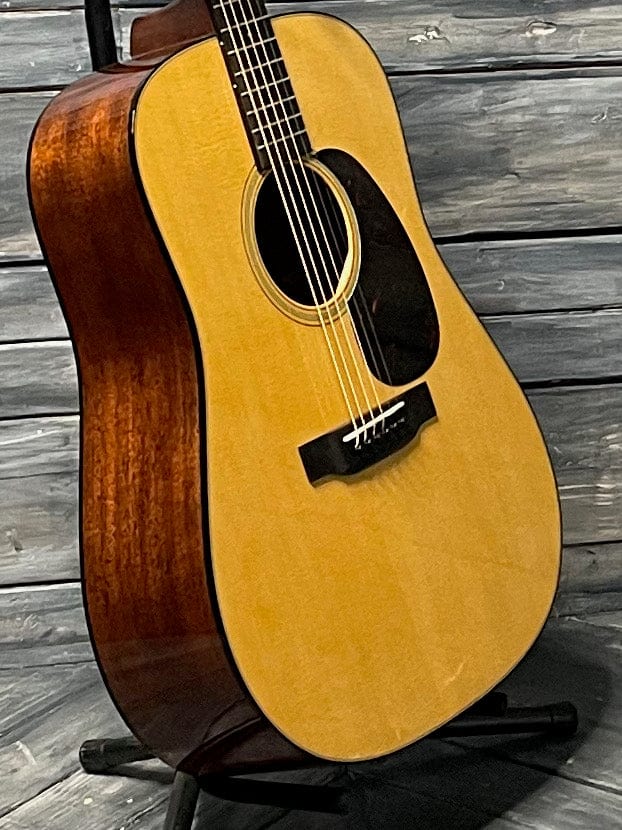 Martin D-18 Standard Series Acoustic Guitar- Natural - Adirondack
