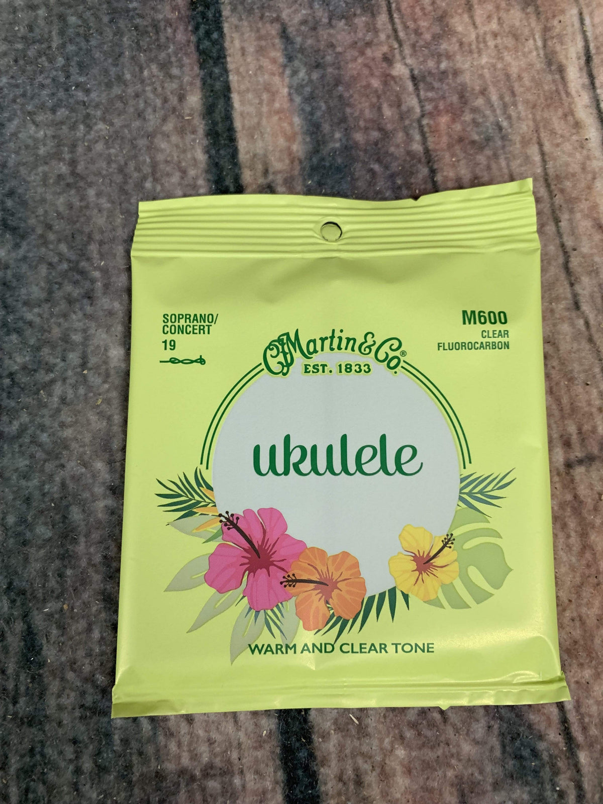 Martin M600 Soprano Ukulele Strings front of packaging