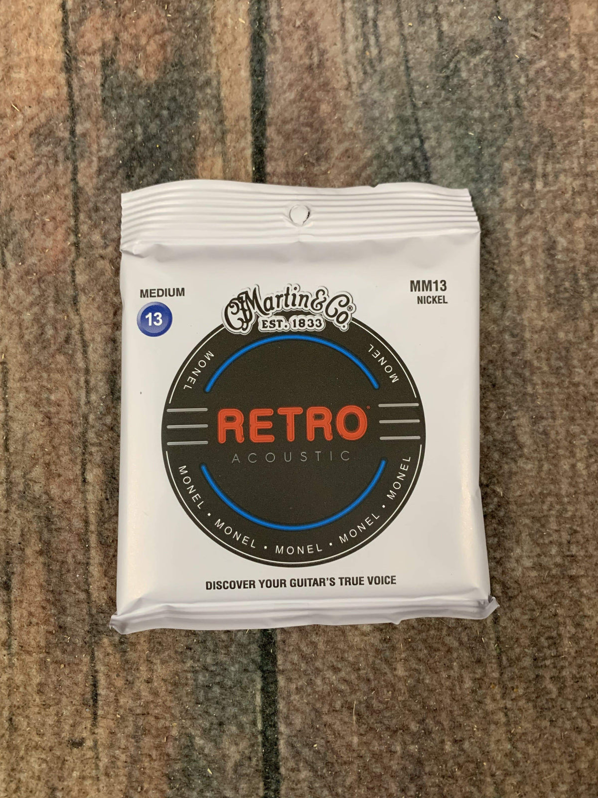 Martin MM13 Monel Acoustic Guitar Strings front of packaging