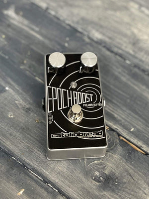 Catalinbread Epoch Boost top of pedal with controls