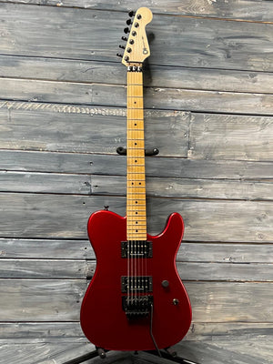 Charvel Electric Guitar Used Charvel 2008-2009 USA select San Dimas Style 2HH FR electric Guitar with Case- Red