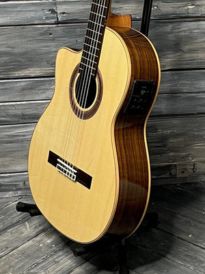 Cordoba Classical Guitar Cordoba Left Handed GK Studio Negra Gypsy King Model Acoustic Electric Classical Guitar