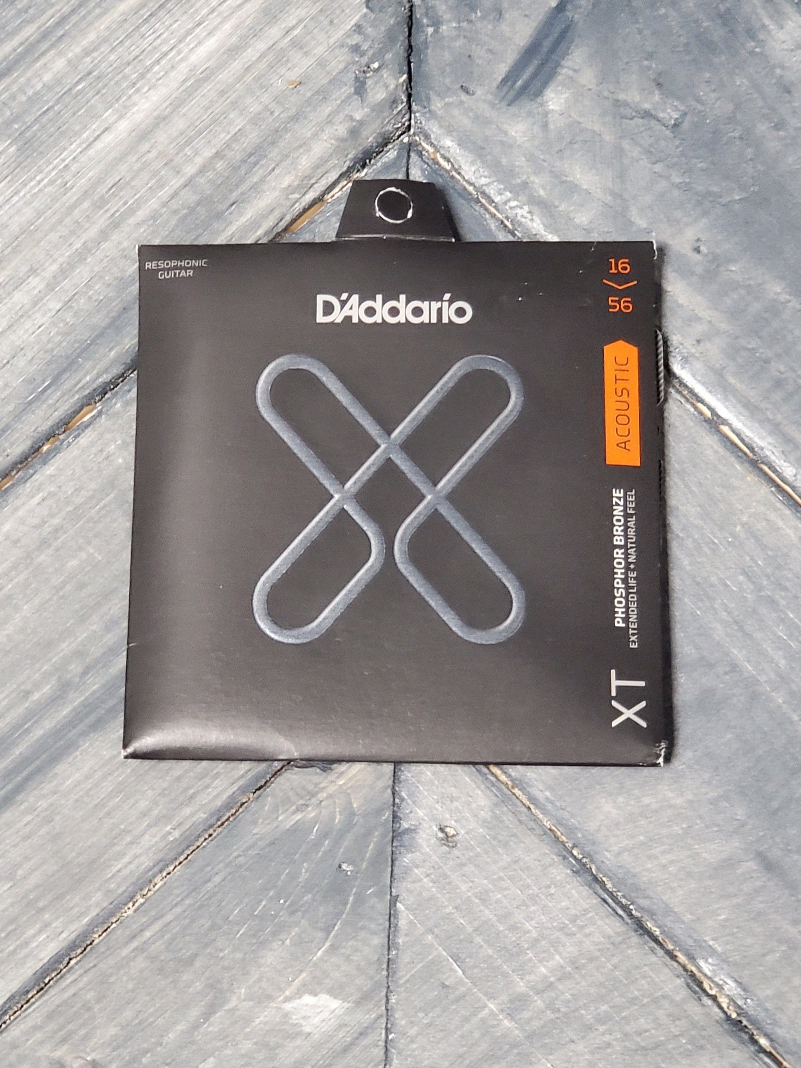 D'Addario Acoustic Guitar Strings D'Addario XT Phosphor Bronze Resophonic Acoustic Guitar Strings .016-.056 Medium