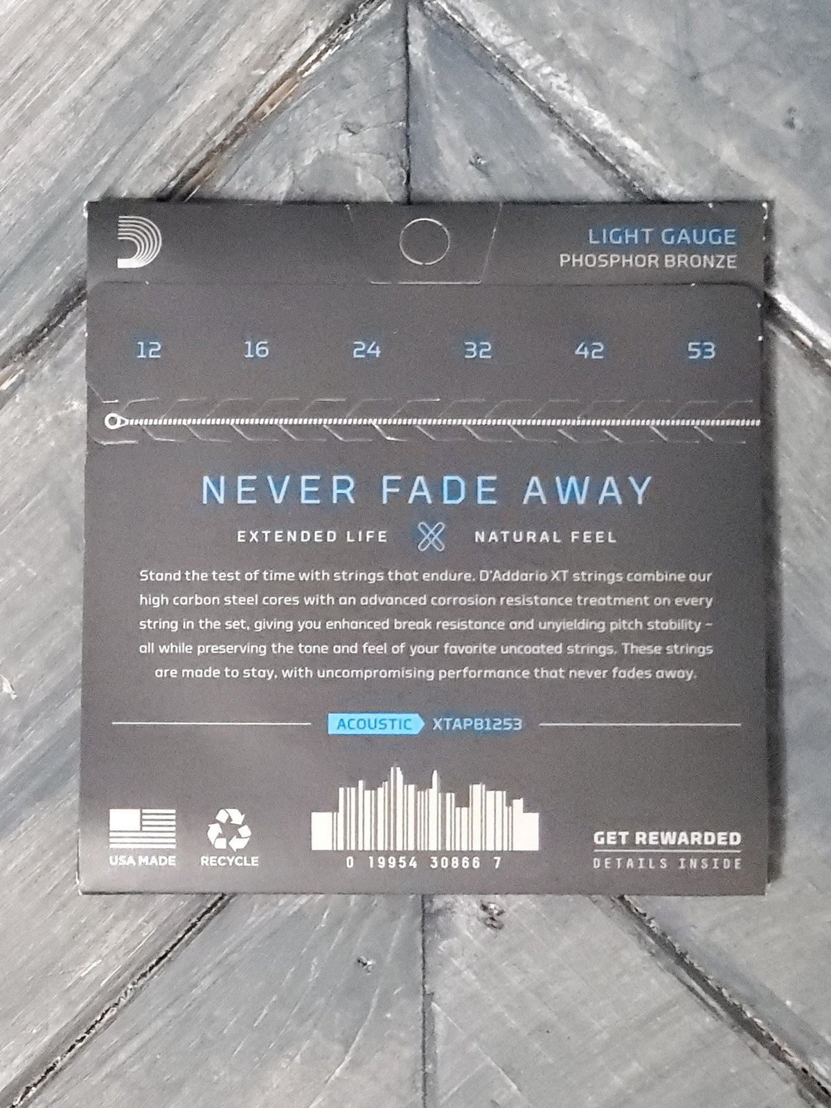 D'Addarion XTAPB1253 back of the packaging