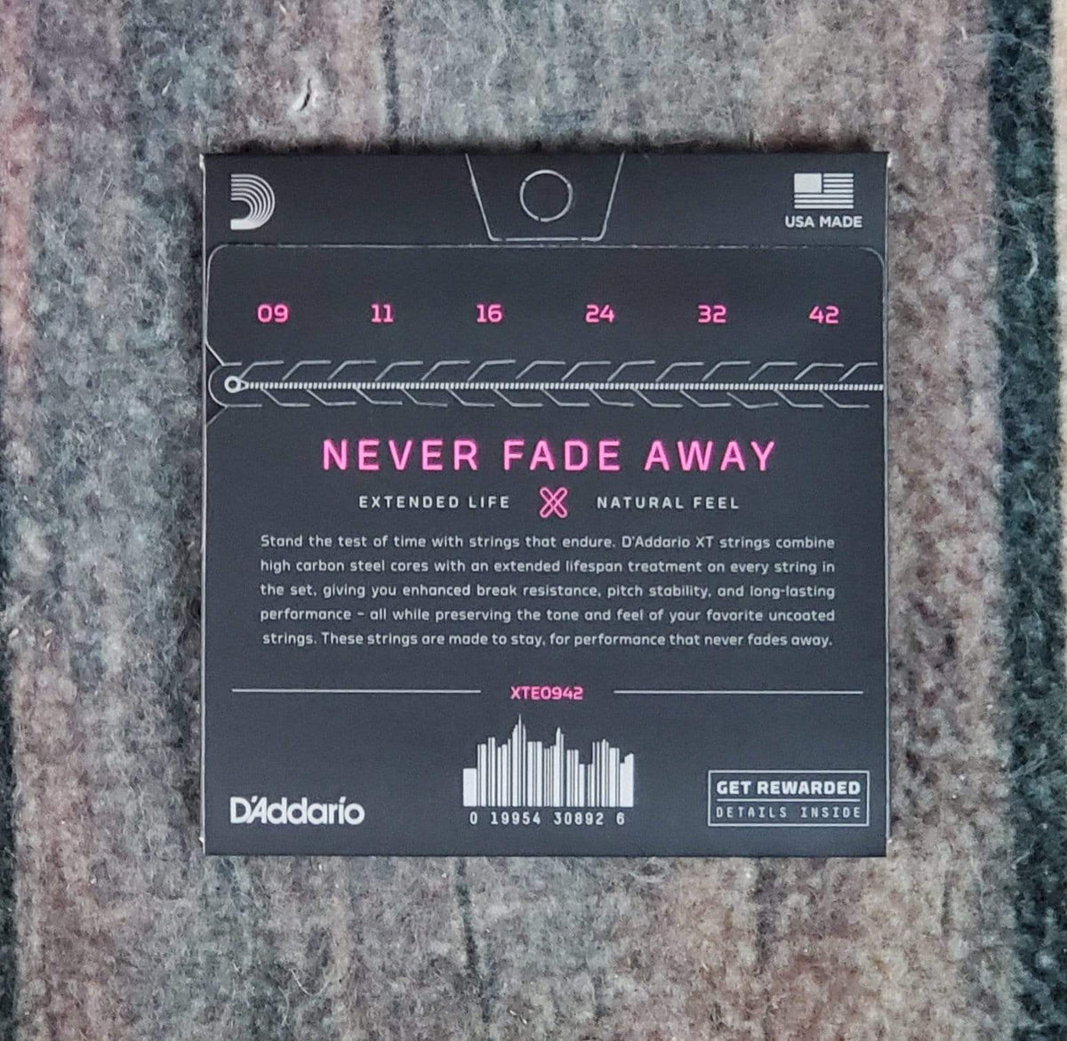 D'Addario Electric Guitar Strings D'Addario XTE0942 XT Nickel Plated Steel Electric Guitar Strings