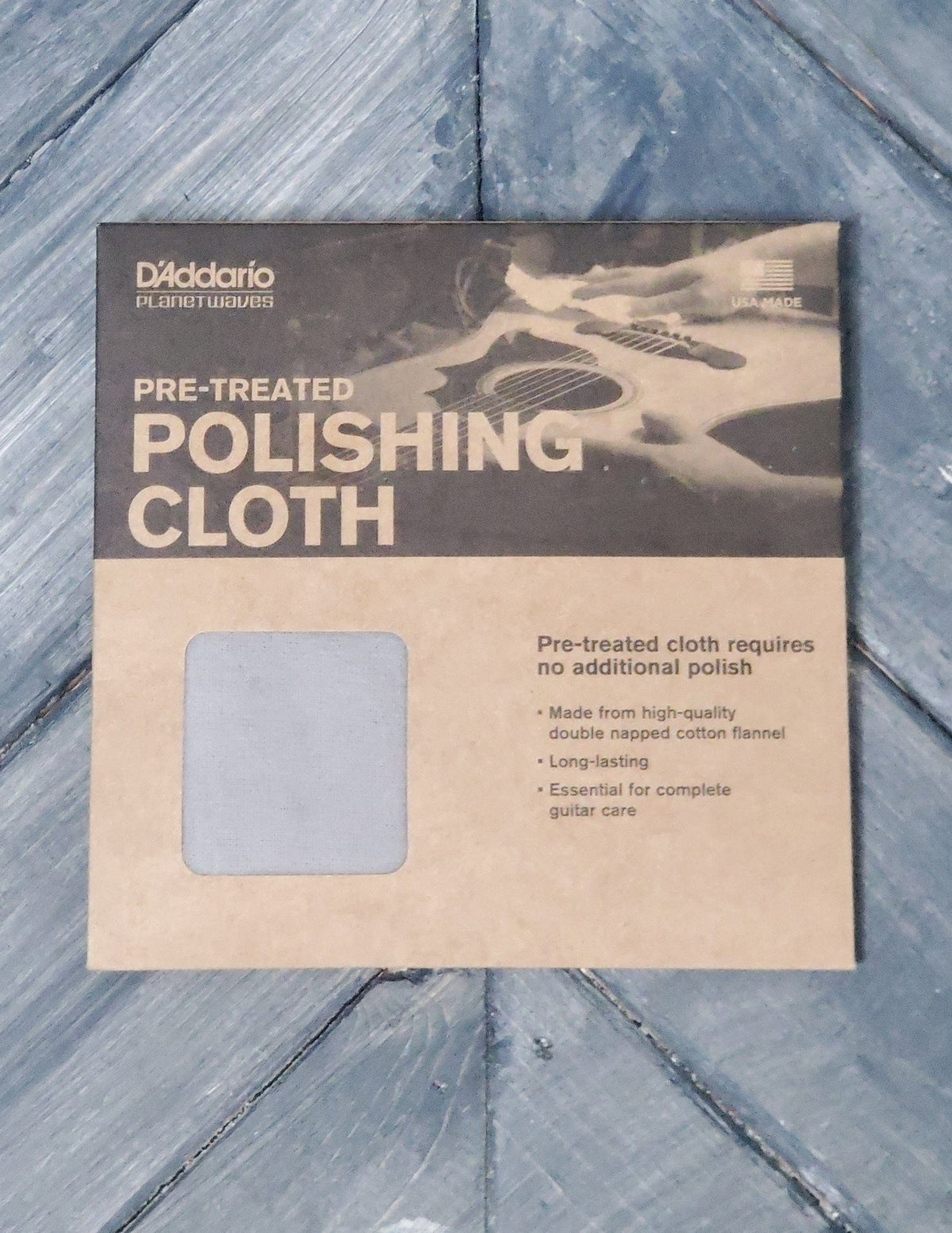 D'Addario Maintenance D'Addario Planet Waves PWPC1 Pre-Treated Polish Cloth