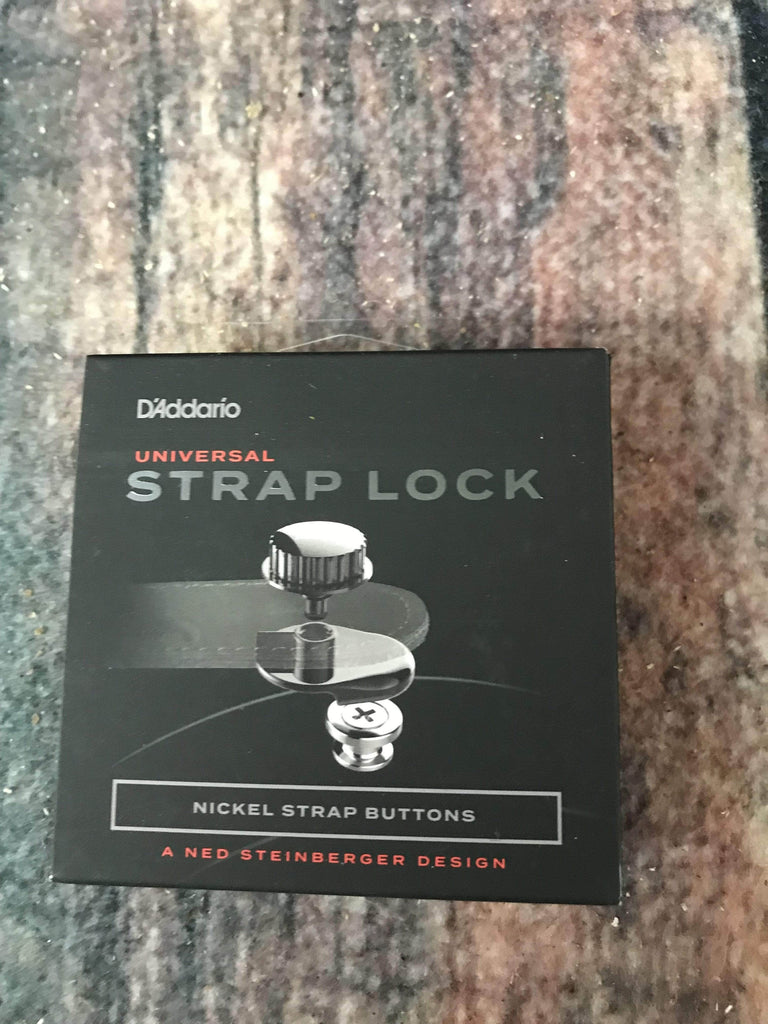 D'Addario Nickel Universal Strap Lock System