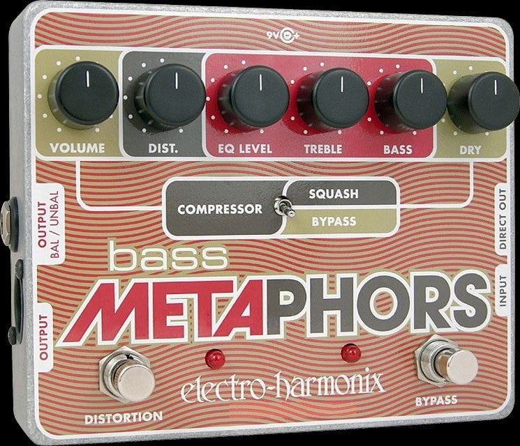 Electro-Harmonix Bass Metaphors Preamp/EQ/Distortion/Compressor/DI Multi-Effect pedal