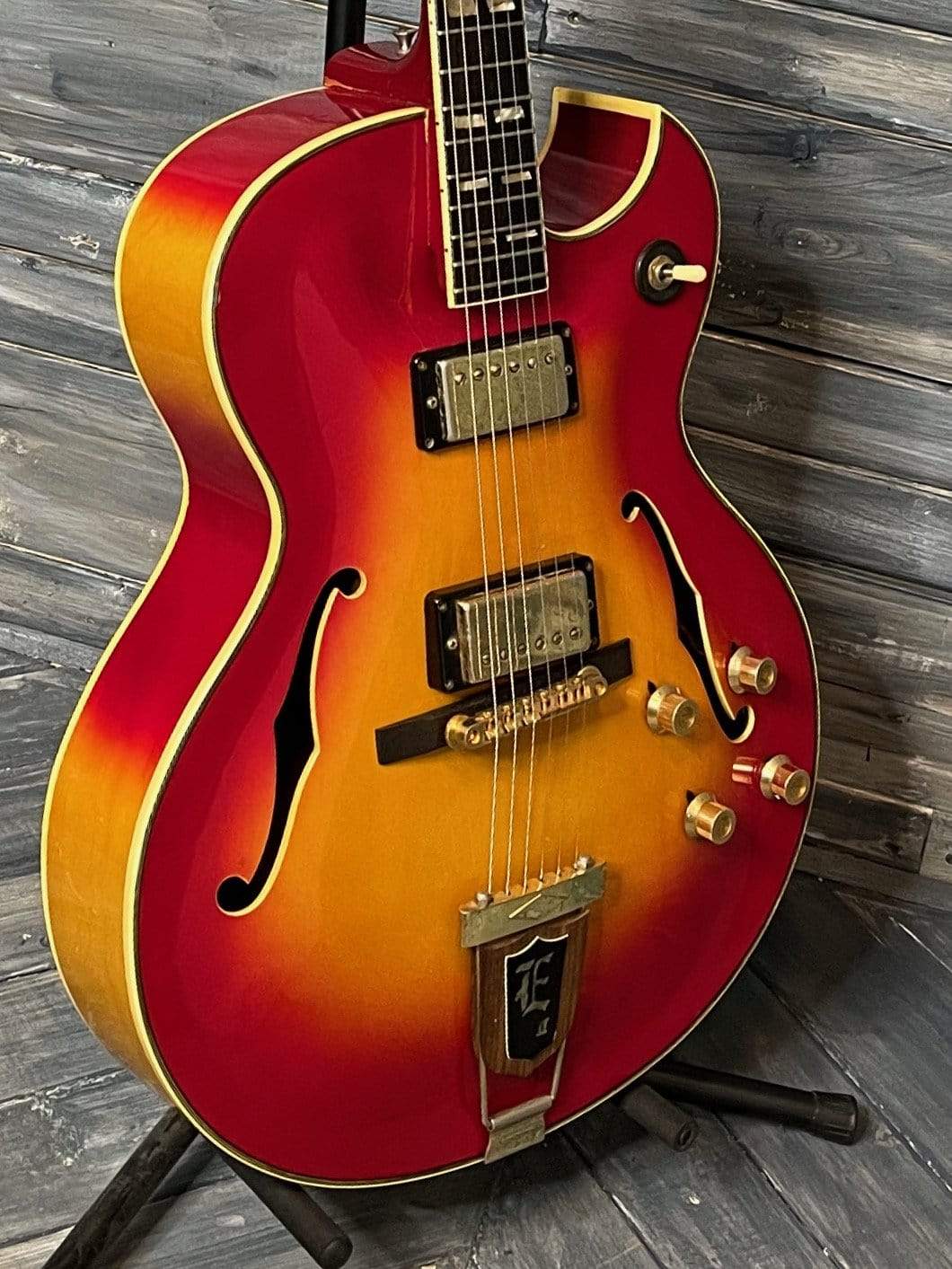 Used Encore II ES-137 MIJ Hollow-Body Electric Guitar with Case -  Adirondack Guitar