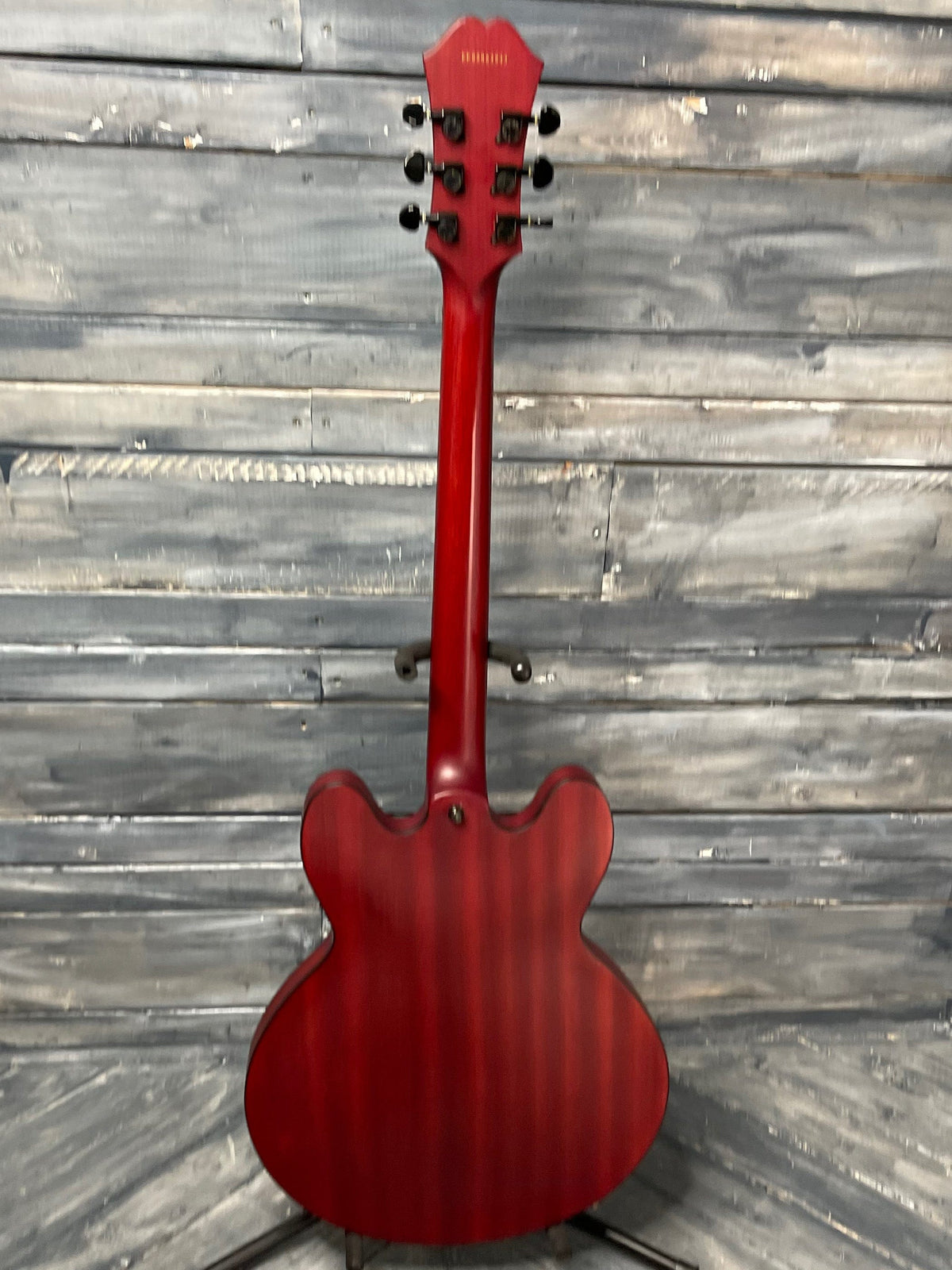 Epiphone Electric Guitar Used Epiphone 2005 Dot Studio Semi-Hollow Electric Guitar with Gig Bag- Worn Cherry