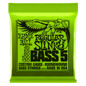 ernie ball Bass Strings Ernie Ball Regular Slinky 5 String Nickel Wound Bass Strings