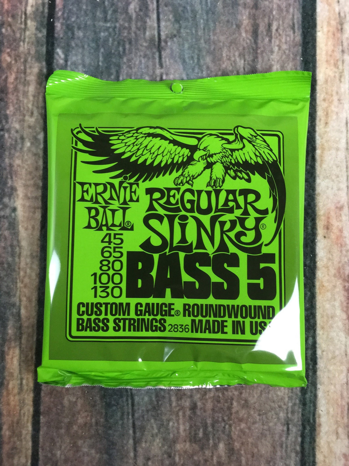ernie ball Bass Strings Ernie Ball Regular Slinky 5 String Nickel Wound Bass Strings