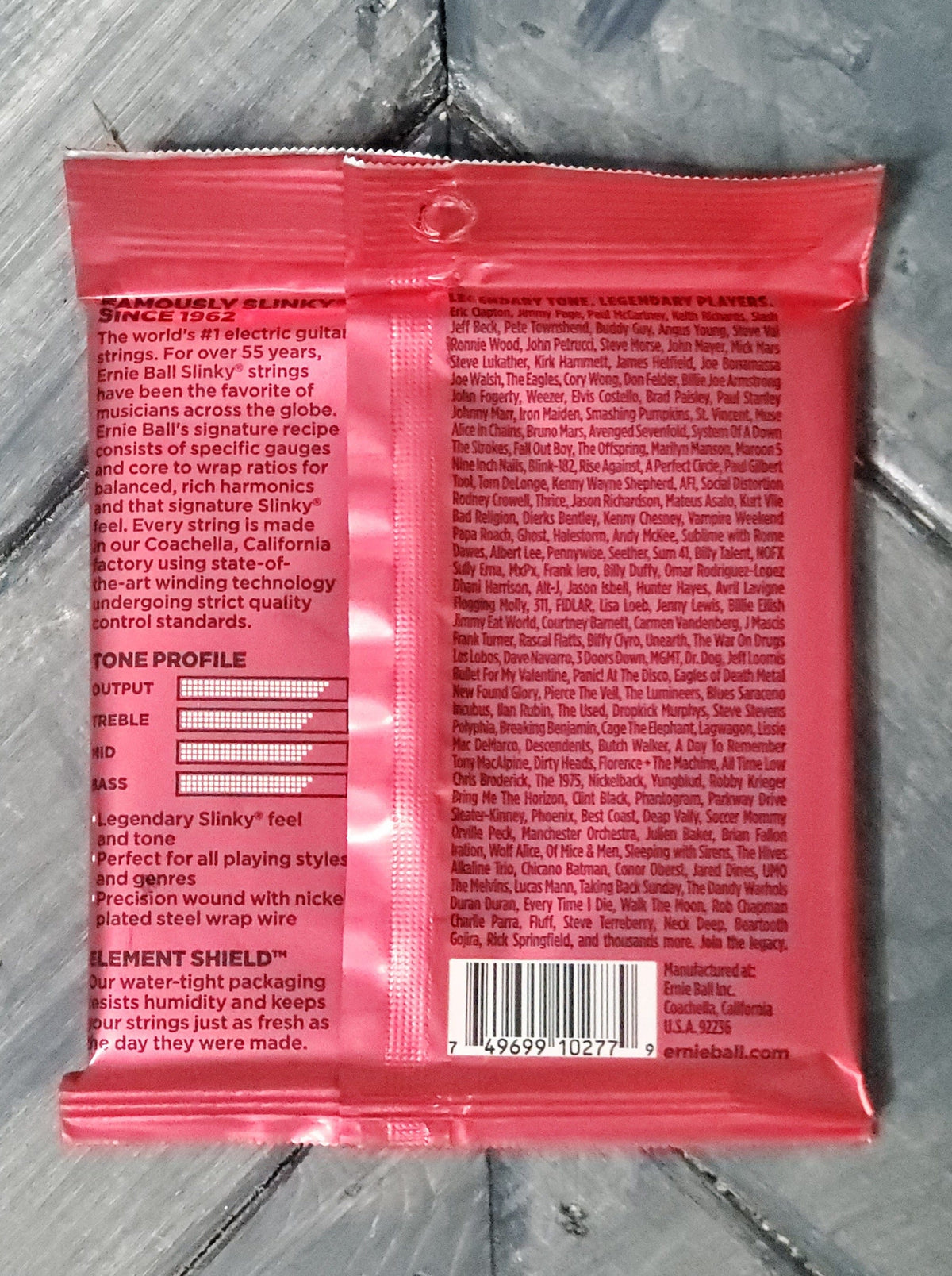 ernie ball Strings Burly Slinky Nickel Wound Electric Guitar Strings 11-52 Guage