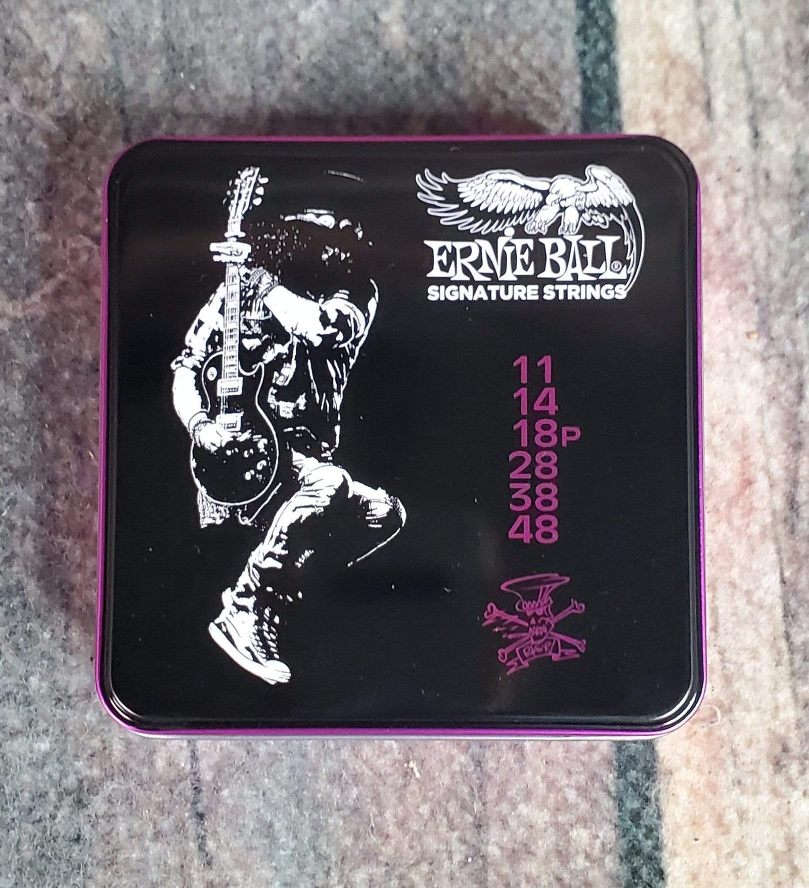 ernie ball Strings Ernie Ball Electric Guitar Strings - Slash Signature Series 3 Pack In Collectors Tin