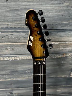 ESP/LTD Electric Guitar ESP E-II series Left handed SN-2 Snapper Electric Guitar - Nebula Black Burl