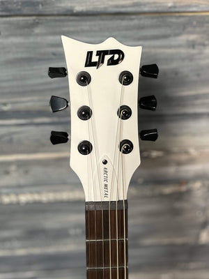 ESP/LTD Electric Guitar ESP/LTD Left Handed EC-Arctic Metal Electric Guitar- Satin Snow White